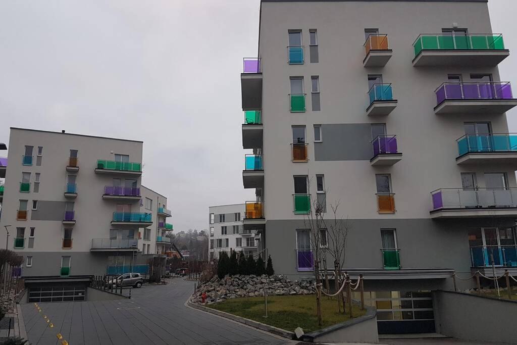 Apartament Nowoczesny Komfortowy Kustronia Z Garazem Balkonem Wanna Bielsko-Biala Bagian luar foto