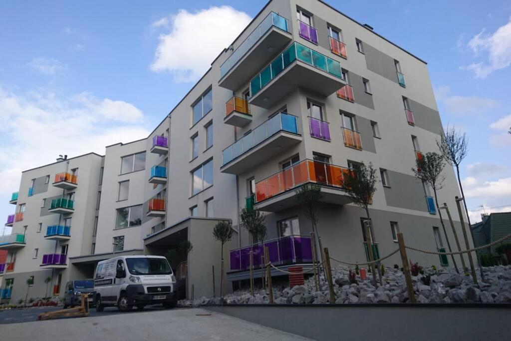 Apartament Nowoczesny Komfortowy Kustronia Z Garazem Balkonem Wanna Bielsko-Biala Bagian luar foto